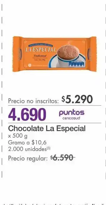 Metro Chocolate la especial x 500g oferta
