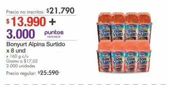 Metro Bonyourt alpina x 8un oferta