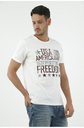 Tennis Camiseta color crudo para hombre oferta