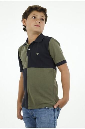 Tennis Polo azul para niño oferta