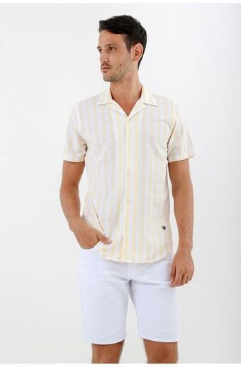 Tennis Camisa amarilla para hombre oferta