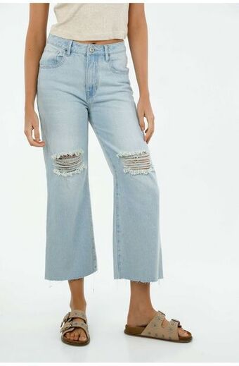 Tennis Jean azul para mujer oferta