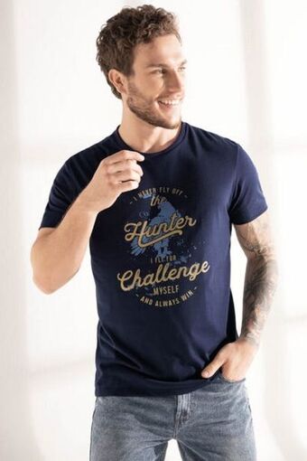 Carmel Camiseta manga corta azul oferta