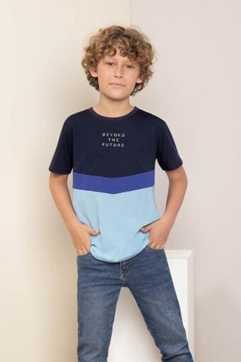 Carmel Camiseta manga corta azul oferta