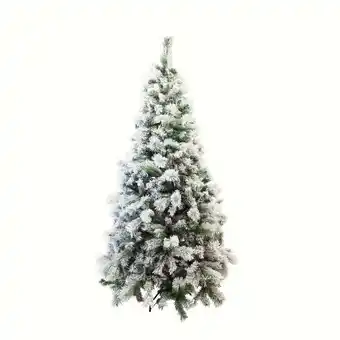 Panamericana Árbol de navidad verde/blanco de 2.1 m oferta