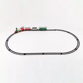 Panamericana Tren navideño de 412 cm con luz y sonido x 16 piezas oferta