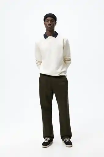 Zara Sudadera contraste cuello oferta