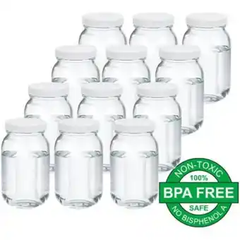 Linio 12 frascos envase vidrio almacenar leche materna 8 oz oferta