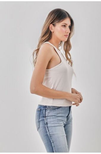 Tennis Camiseta café claro para mujer oferta