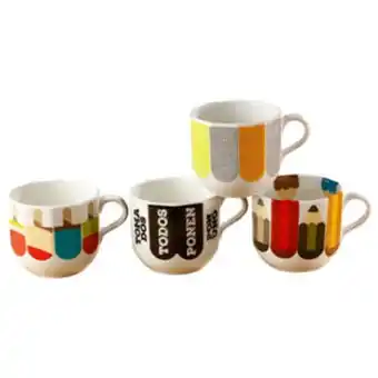 Almacenes La 13 Mug jumbo playful relieve hexagonal / corona oferta