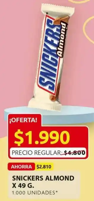 Ara Snickers Almond x 49g oferta