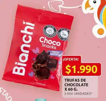 Ara Bianchi trufas de chocolate x 60g oferta