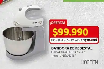 Ara Hoffen batidora de pedestal oferta