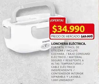 Ara Tezzio Lonchera electrica oferta