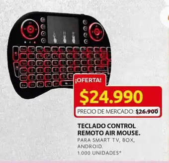 Teclado control remoto Air Mouse