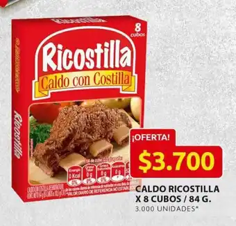 Ara Ricostilla Caldo x 8 cubos 84g oferta