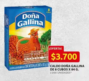 Ara Doña Gallina Caldo de 8 Cubos x 84g oferta