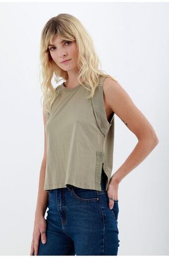 Tennis Camiseta verde para mujer oferta