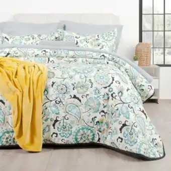 Alkosto Cubrelecho/cubrecama doble faz kline doble mandalas verde oferta