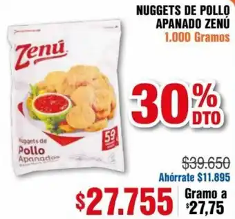 Alkosto Nuggets de Pollo Apanado Zenú 1000g oferta