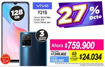 Alkomprar Vivo Y21S 128GB oferta