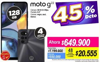 Alkomprar Moto g22 128GB oferta