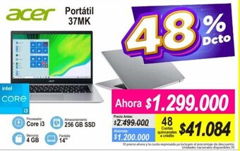 Alkomprar Acer Portátil 37MK oferta