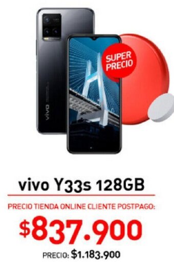 Claro Vivo Y33s 128GB oferta