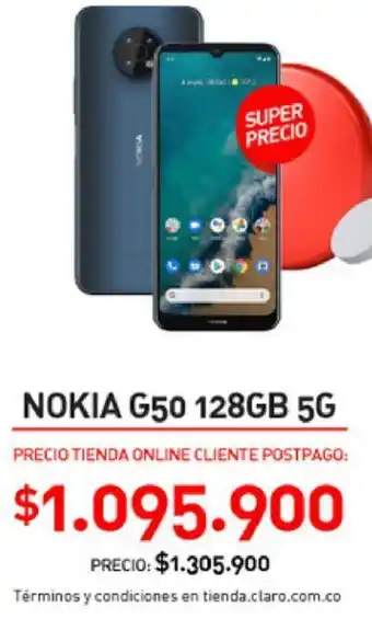 Claro Nokia G50 128GB 5G oferta