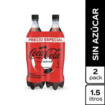 Éxito Duo pack gaseosa sin azucar zero 3000 ml oferta
