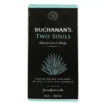 Éxito Whisky two souls buchanan s 750 ml oferta