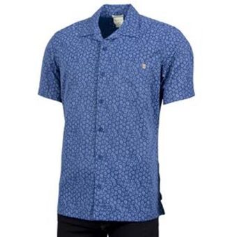 VO5 Camisa para hombre estampada en silueta regular oferta