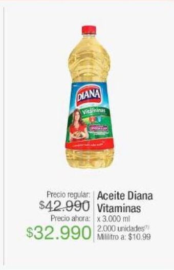 Jumbo Aceite diana vitaminas x 3000ml oferta