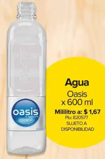 Super Inter Agua Oasis 600ml oferta
