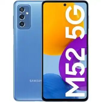 Linio Celular samsung m52 5g / 128gb / 6ram / 64mp azul claro oferta