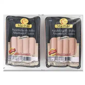 Makro Salchicha mac pollo clasica 1000g oferta