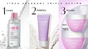 Ésika Crema facial triple acción max aclarant oferta