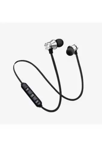 Dafiti Audifonos sport inalámbricos bluetooth banda cuello xt11 plateado oferta