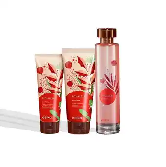 Ésika Set crema de cuerpo + crema de manos + colonia ritualeza avellana edición limitada navidad oferta