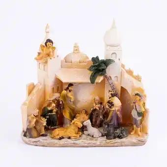 Panamericana Pesebre de 11 figuras en mezquita oferta
