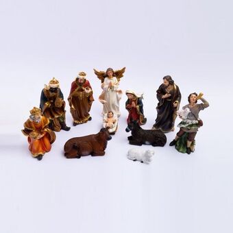Panamericana Pesebre de 11 figuras en polirresina oferta