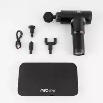 Home Sentry Masajeador neo sens muscular percutor gun + bascula neo sens digital mini combo ah8240 + a oferta