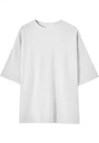 Dafiti Camiseta blanca oversize basica torzan unisex oferta