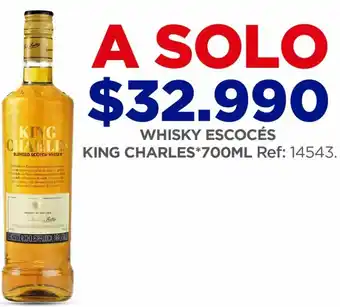 Whisky Escocés King Charles 700ml