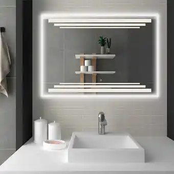 Alfa Espejos de pared barú led touch oferta