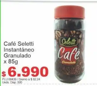 Belalcazar Seletti Cafe Instantaneo Garnulado x 85g oferta