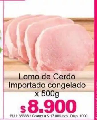Belalcazar Lomo de Cerdo Importado congelado x 500g oferta