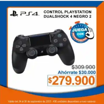 Alkosto Playstation Control PS4 Dualshock 4 Negro 2 oferta