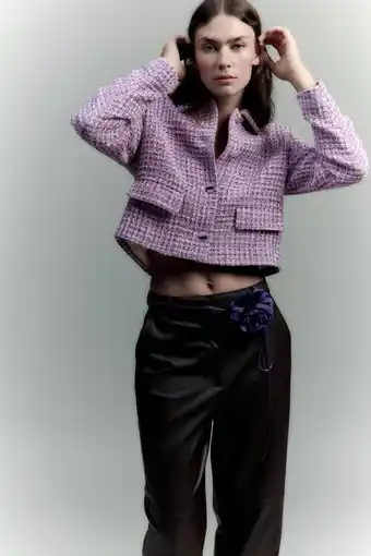 Zara Blazer corta estructura oferta