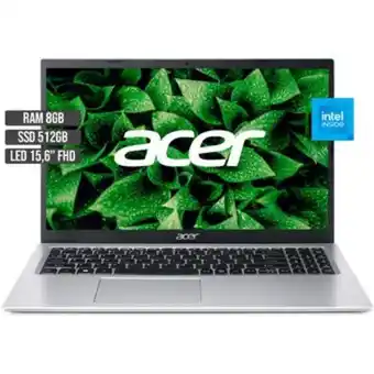 Linio Computador portatil acer intel dual core n4500 ssd 512gb ram 8gb 15.6 full hd oferta